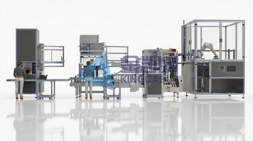 伺服驱动器组装老化包装生产线