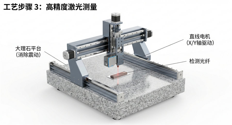 半导体陶瓷件全自动激光测量设备